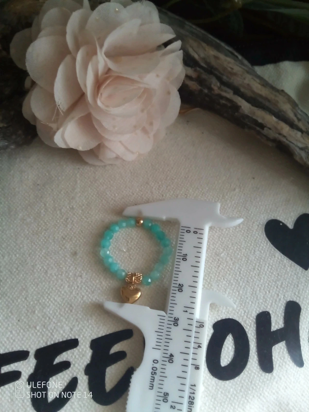 Bague en pierres d'amazonite – photo 3